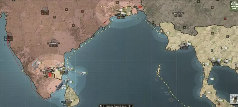 Call of War mit Australien 28 Indien-Feldzuges