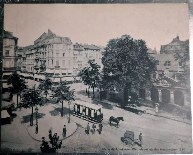 15-Wehrpass 14 Hauptwache Frankfurt 1890