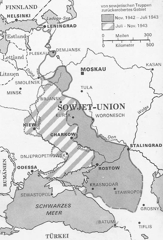 Ostfront bis November 1943