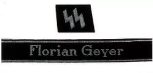 8. SS-Kavallerie-Division Florian Geyer 18 Manschettenband 'Florian Geyer'