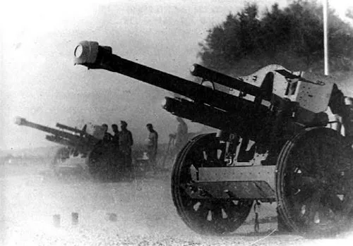 7. SS-Freiwilligen-Gebirgs-Division Prinz Eugen 8 105mm leFH18 M40 von Prinz Eugen