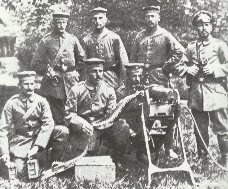 Organisation deutsche Maschinengewehr-Einheiten 1914-18 8 Maschinengewehr-Scharfschützen-Mannschaft