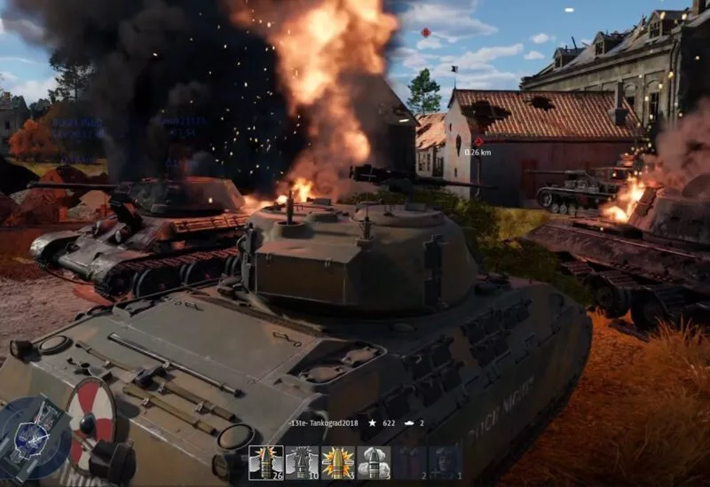 T14 und War Thunder 36 T14 im Einsatz