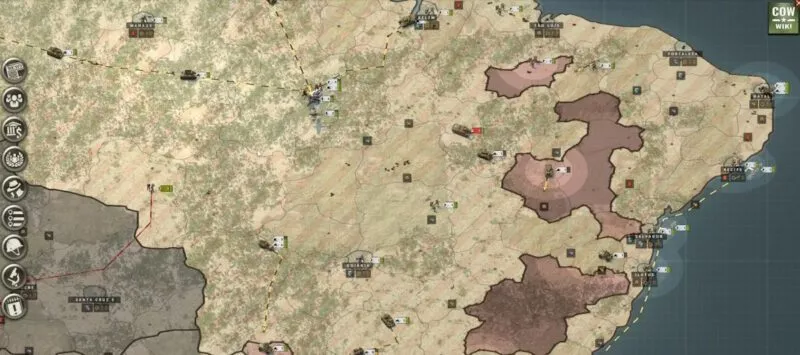 Call of War mit USA 27 Lage in Brasilien an Tag 7
