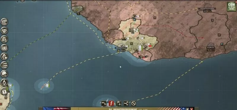 Call of War mit USA 34 Invasion von Westafrika