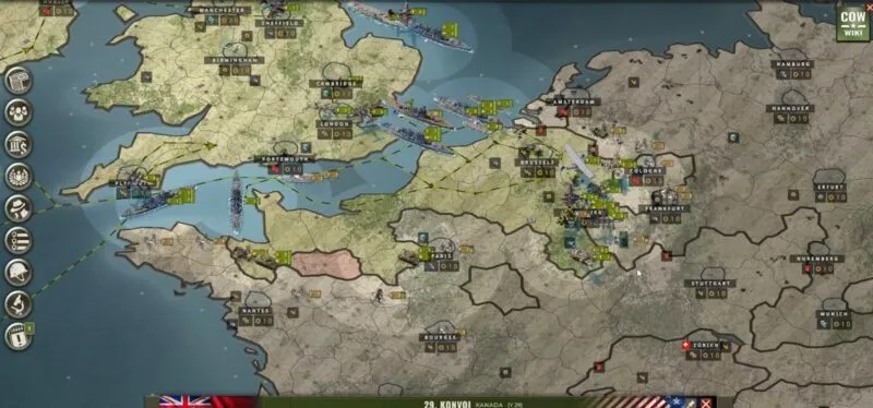 Call of War mit USA 35 Nordfrankreich
