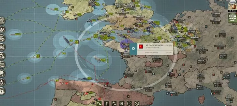 Call of War mit USA 38 Situation in Nordwest-Europa