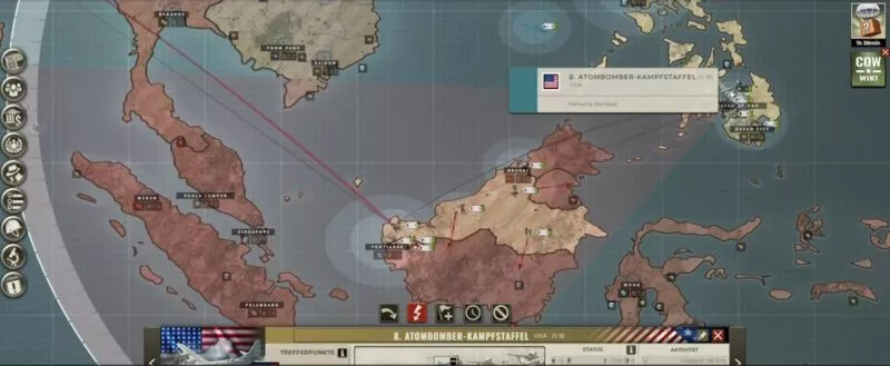 Call of War mit USA 40 Atombomber bereit