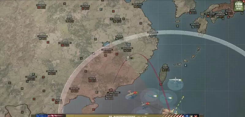 Call of War mit USA 43 Atombomber in Richtung Vladivostok gestartet
