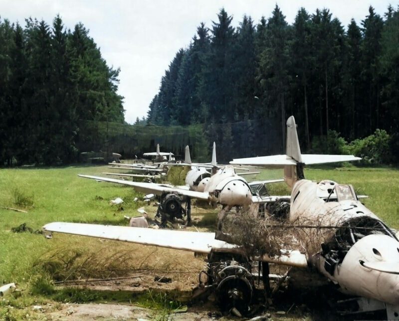 getarnte Me 262 Produktion