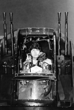 Heckschütze eines Lancaster-Bombers