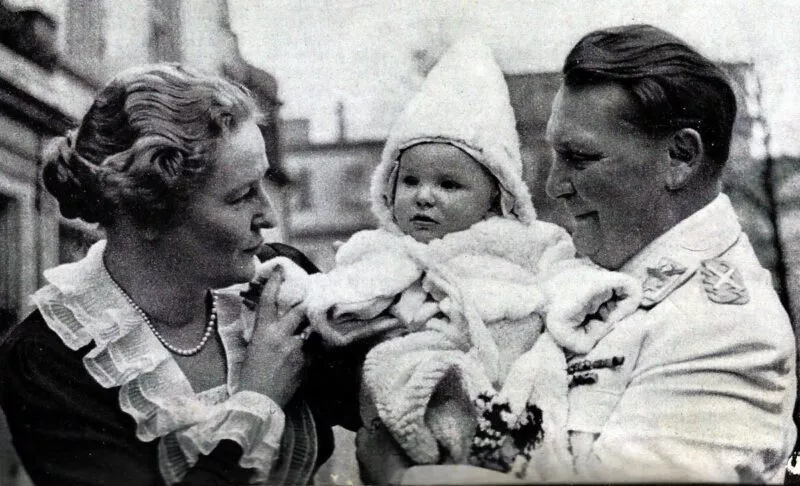 Hermann Göring 19 Göring, Emmy Sonnemann, Tochter Edda