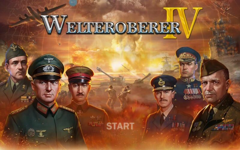 Welteroberer 4 - Startbildschirm