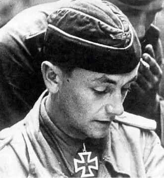 Panzer-Ass Otto Carius 5 Otto Carius mit Ritterkreuz