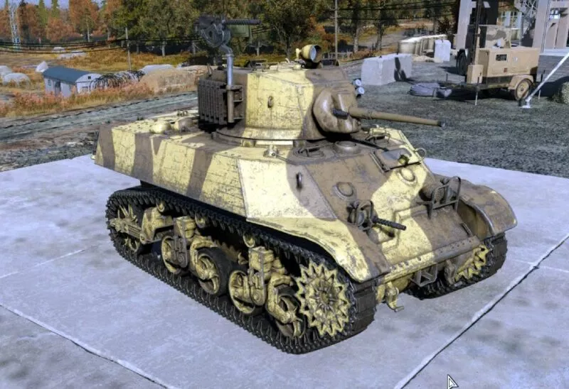 M3 Stuart 9 M3A3 Stuart aus War Thunder