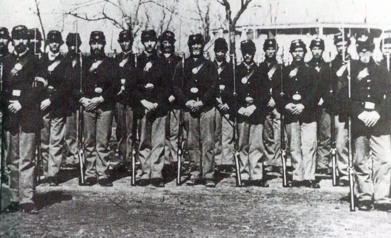 US-Bürgerkrieg 1864 9 9. Regiments des Veteranen-Reserve-Korps in Washington