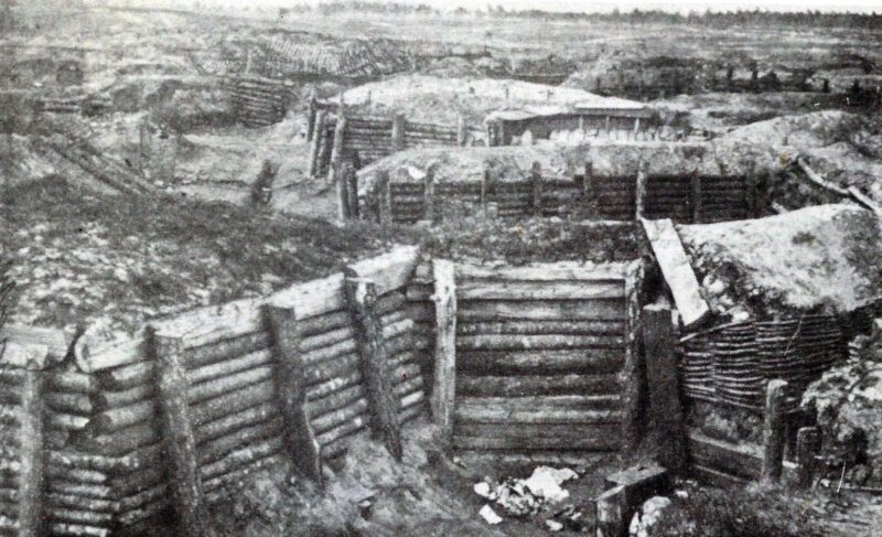 Verteidigungsstellungen bei Petersburg