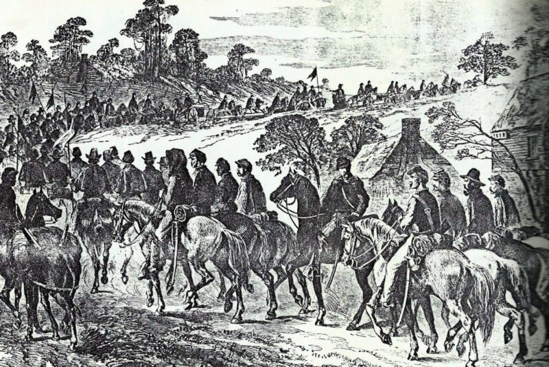 Streifzug von Unions-Kavallerie