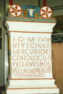 roem inschrift stein