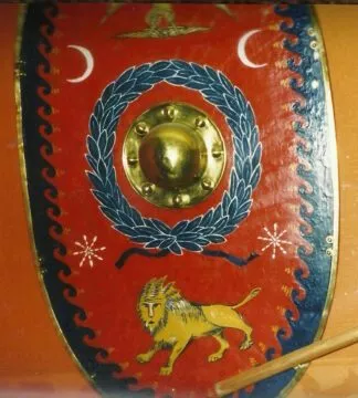 Spätrömische Armee 7 ovaler Schild