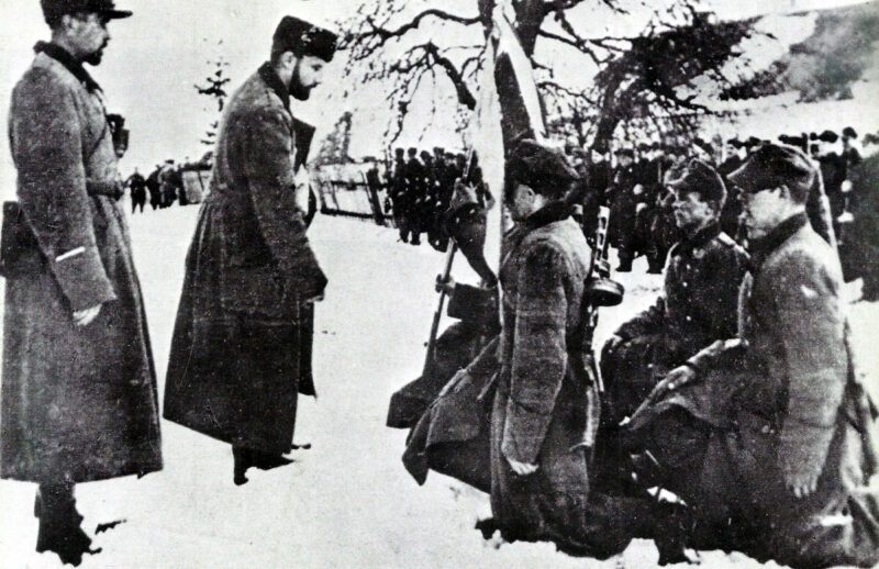 Vereidigung von Soldaten der Armia Krajowa