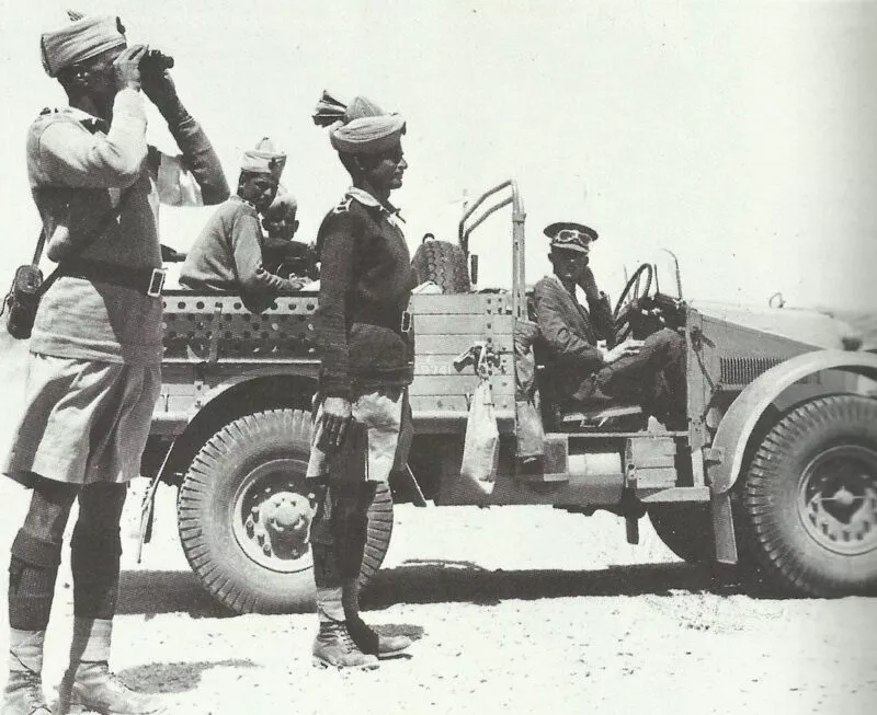 Indische Armee im 2. Weltkrieg 11 indischer Offizier der 6. Raiputana Rifles