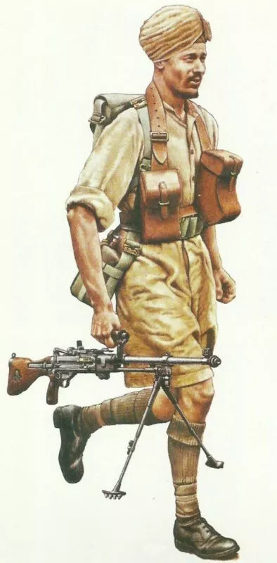 Indische Armee im 2. Weltkrieg 9 Sepoy der indischen Armee