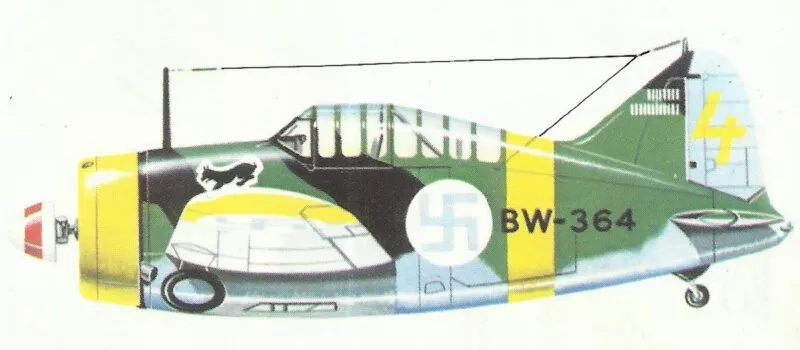 Frühe US-Jagdflugzeuge des Zweiten Weltkriegs 12 Brewster F2A-1 Buffalo