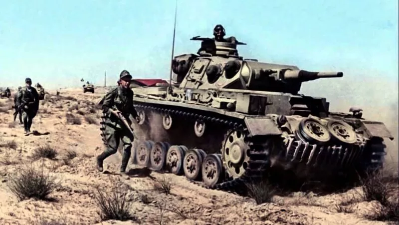 PzKpfw III Ausf. G - J 5 PzKpfw III in Ägypten 1942