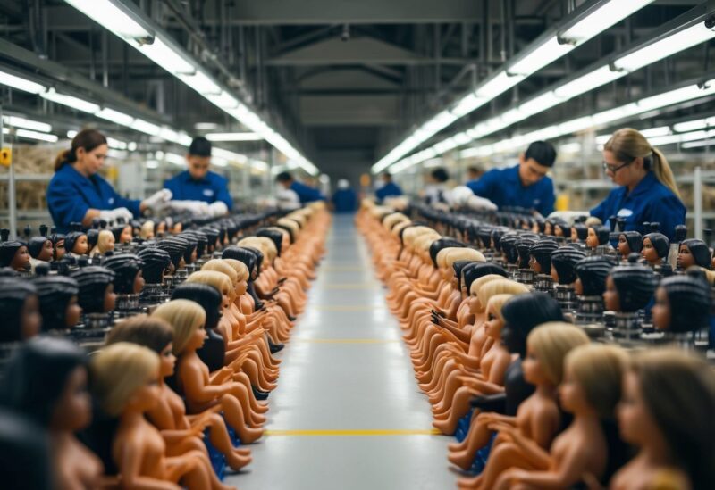 Produktion von Sexpuppen