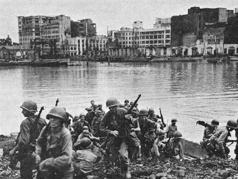 US-Invasion im Lingayen-Golf und die Befreiung der Philippinen 10 Schlacht um Manila