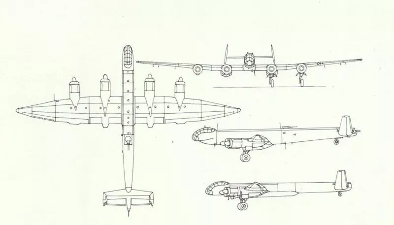 Junkers Ju 188, Ju 288, Ju 388, Ju 488 16 Ju 488 V403