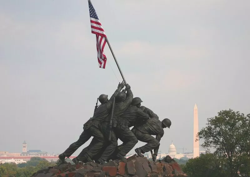 Schlacht von Iwo Jima 1945 11 Marine-Coprs-Memorial