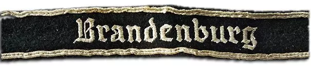 Brandenburger-Spezialeinheiten und Panzergrenadier-Division Brandenburg 9 Manschettenbänder der Brandenburg-Division