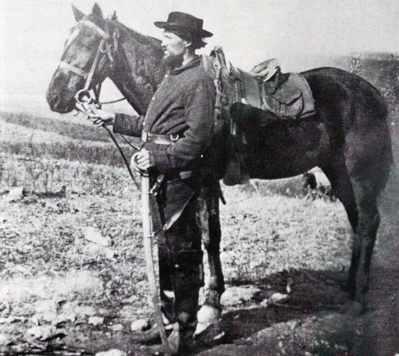 US-Bürgerkrieg 1865 9 Unions-Kavallerist