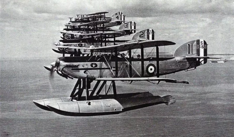 Veraltete alliierte Flugzeuge 14 Fairey IIIF