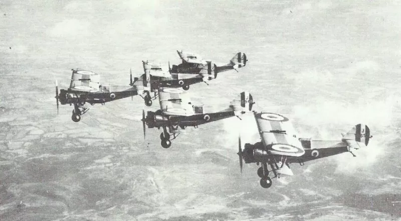 Veraltete alliierte Flugzeuge 9 Siskin iiia 41sqd