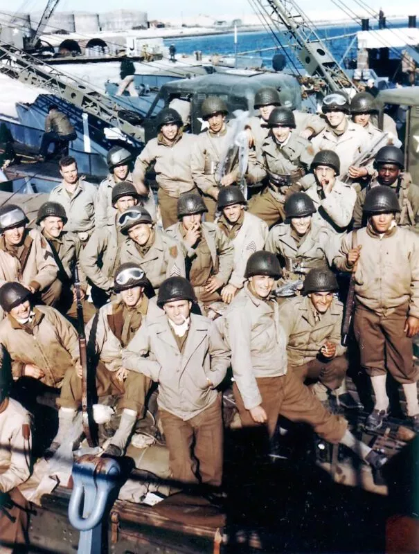 US Army Nordwest-Europa 8 US1Inf before Omaha
