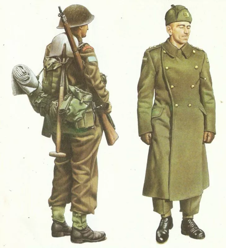 Kanadische Streitkräfte im Zweiten Weltkrieg 9 kanad soldaten