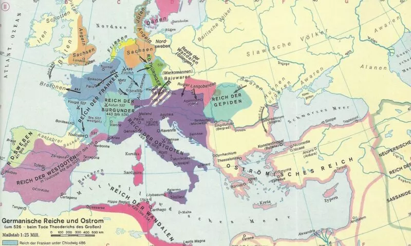 Die germanischen Stämme und ihr Kampf gegen das Römische Reich 7 germanische reiche