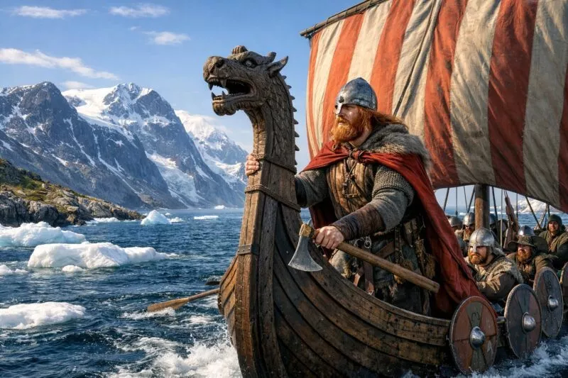 Geschichte Grönlands und warum es zu Dänemark gehört 4 Erik the Red reaches greenland