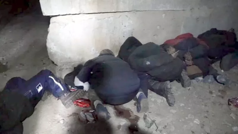 Vier Jahre russischer Angriffskrieg gegen die Ukraine 6 Executed people in basement in Bucha