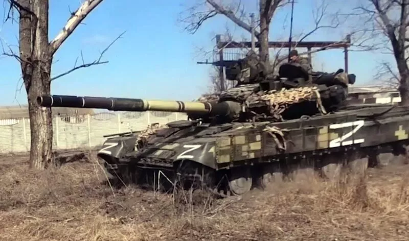 Vier Jahre russischer Angriffskrieg gegen die Ukraine 9 russian z tank