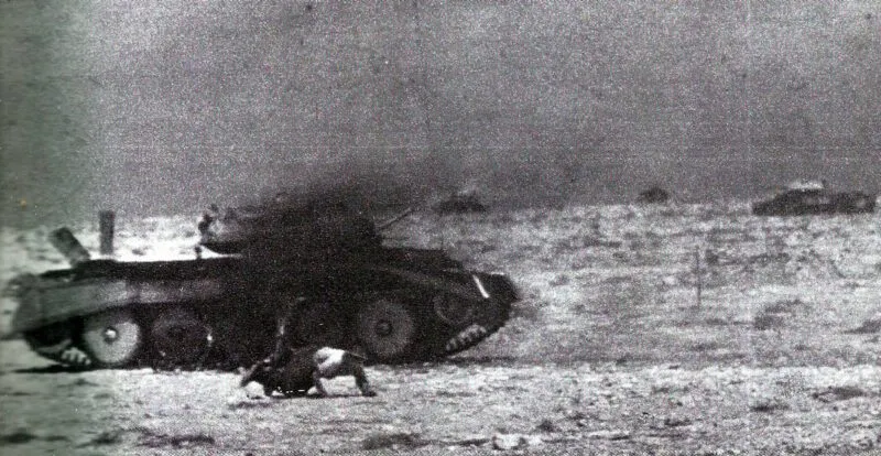 Rommels erste Offensive in Nordafrika 1941 11 Mark IV knocek out NA