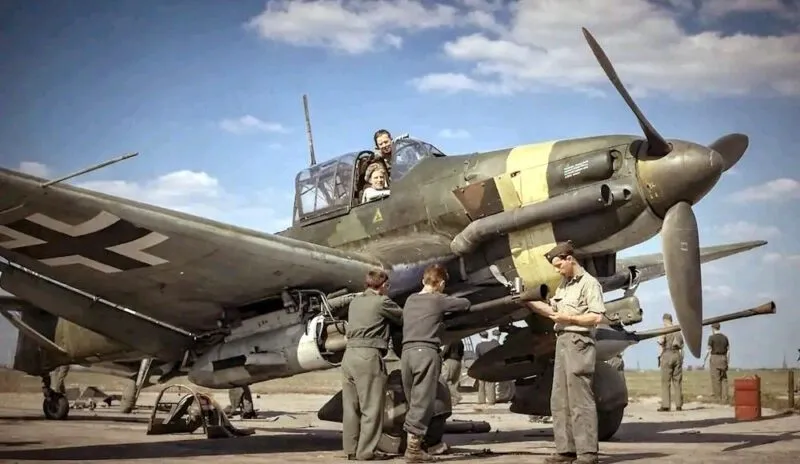 Ju 87G Panzerknacker 17 Ju87G2 erbeutet