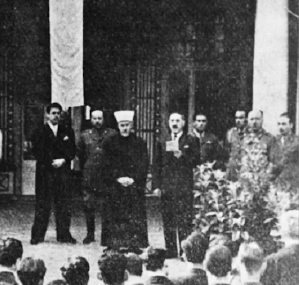 Britische Eroberung des Irak, Syriens und des Libanon 12 Rashid Ali al Gaylani Haj Amin al Husseini Berlin