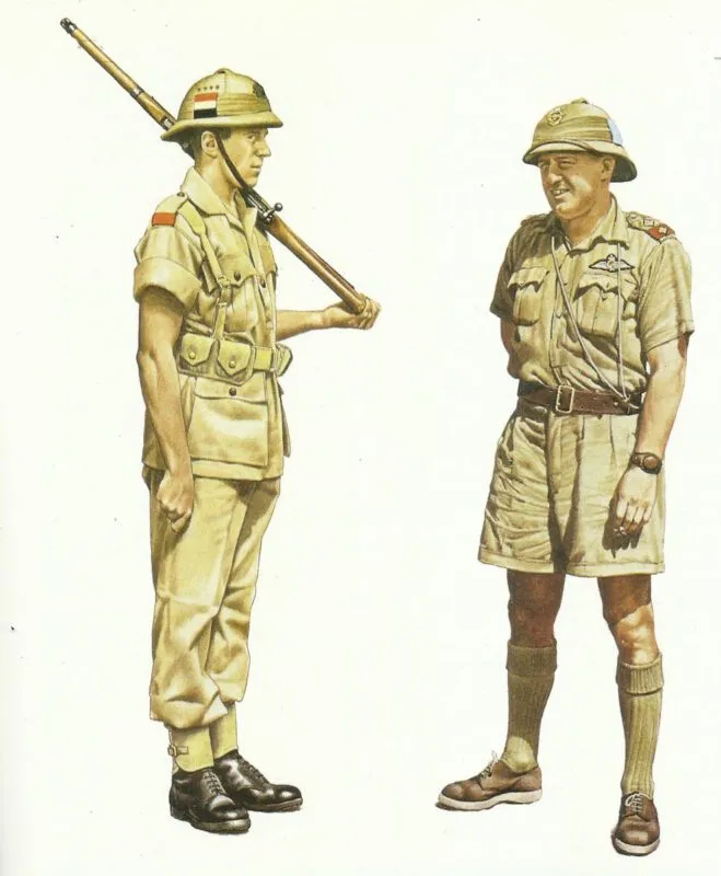 Südafrikanische Armee im 2. Weltkrieg 7 SA uniforms